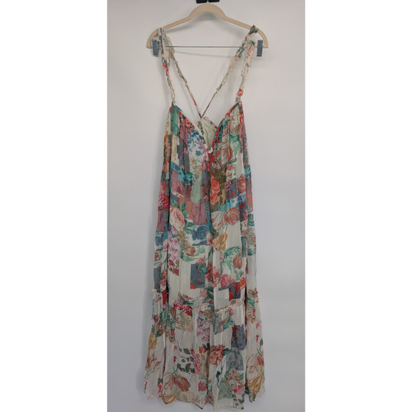 Anthropologie Floral Midi Dress - Multicolor - Picture 2 of 11